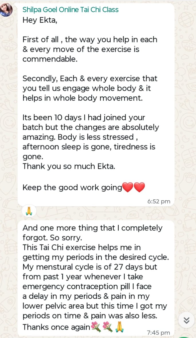 Shilpa Goel · Online Tai Chi